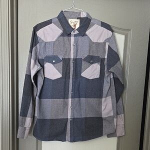 Comfort Colors Men's Casual Plaid Shirt